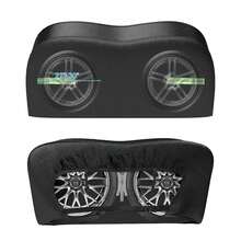 Cubiertas para neumáticos de RV, cubiertas dobles para neumáticos (paquete de 2), adecuadas para neumáticos de 27 a 30 pulgadas de diámetro, cubiertas dobles para neumáticos negras impermeables y resistentes a los rayos UV, accesorios para RV, adecuadas para RV/camiones/remolques - A - Ver 1