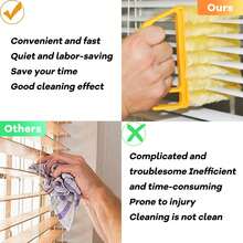 1pc Washable Window Cleaning Brushes | Microfibers For Effortless Dust Collection And Blinds Cleaning - Multiple Styles - View 6