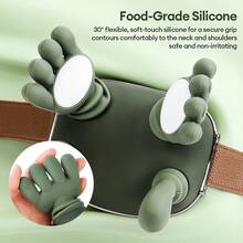 4D仿生无线颈肩按摩披肩，带无刷电机的斜方肌按摩器 - 多色 - 查看 8