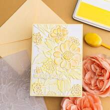 3D Gradient Flower Embossing Template, DIY Handmade Photo Album Card Making 3D Texture, Handcraft Embossed File Folder, Suitable For Handicraft Enthusiasts - Multicolor - View 10