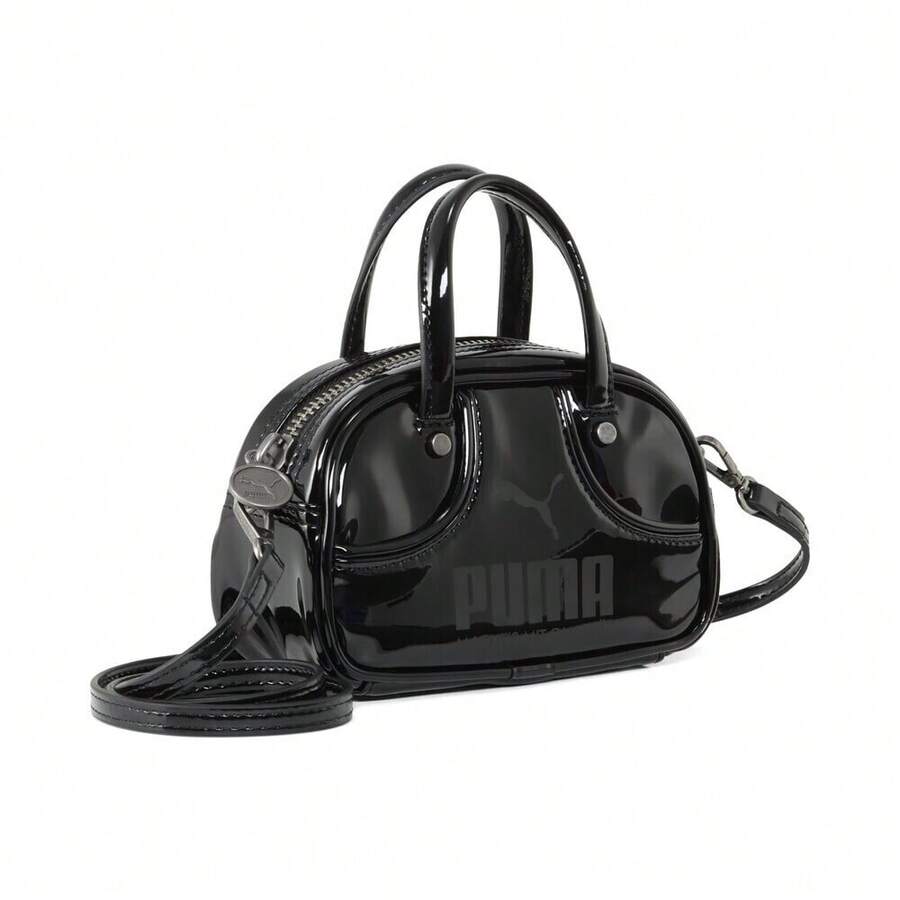 Puma Unisex Shoulder Bag - Black Handbag/Tote Bag 09182402 - Black - View 1