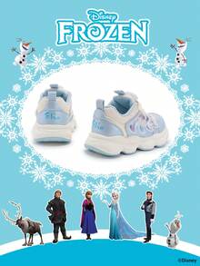 Disney 1 đôi giày thể thao trẻ em chủ đề Frozen, bao gồm giày công chúa , công chúa Anna và công chúa Arendelle, thích hợp cho sinh hoạt hàng ngày, các hoạt động thể thao ngày lễ và ngoài trời. Thoải mái, đế chống trơn trượt, thoáng khí. - Màu xanh nhạt - Xem 3
