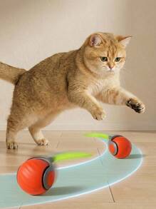PETSIN Đồ chơi cho mèo Speedy Tail 2.0 được nâng cấp: Đồ chơi tương tác trong nhà cho mèo - Bóng trêu chọc cảm biến, đồ chơi điện tử giúp thú cưng vận động khi đuổi bắt, được thiết kế cho những chú mèo buồn chán, 2 chế độ chuyển đổi bằng một nút bấm. - Nhiều màu - Xem 2