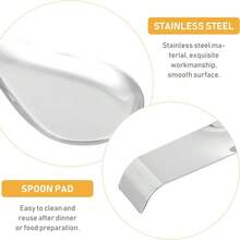 1pc/4pcs Stainless Steel Long Handle Utensil Holder, Keeps Kitchen Tools In Place On Counter, Stove Or Coffee Station, Kitchen Accessory (Silver) - Multicolor - View 6