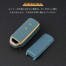 [OFFCURVE] ホンダ NBOX専用 スマートキーケース N-BOX N-ONE N-WGN N-VAN N-WGN 適用キーカバー 高級 TPU スマートキー ケース キー カバー スタイリッシュ 汚れ 滑り 傷 防止 2ボタン - シルバーホワイト - チェックする 7