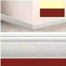 3D Self-Adhesive Thick Wall Sticker Waistline Backdrop Wall Base Decorative Trim, Waterproof - A - View 6