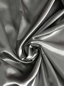 2pcs Satin Pillowcase, Soft & Silky Pillowcase For Hair And Skin Care, With Envelope Closure (Pillow Insert Not Included) - Grey - View 3