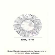 15/30片装铝箔食品盖 - 耐热、防漏、食品级、可重复使用的保温盖，高温材质，褶皱设计，使用方便，保持食物新鲜 - 淺灰色 - 查看 2