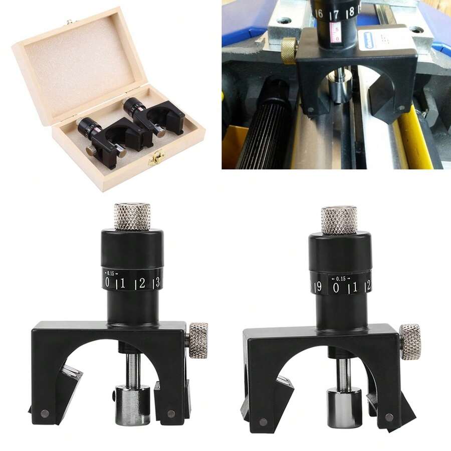 2pcs Magnetic Planer Blade Setting Jig Gauge Setter Woodworking Tool - A - Ver 1