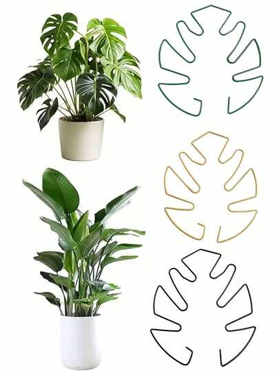 1pc Sturdy Turtle Shell Shaped Bamboo Plant Support, Metal Climbing Plant Trellis, Ideal For Healthy Plant Growth And Gardening Decor, Plant Stand, Climbing Plant Support, Metal Stabilizer