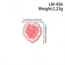 Heart-Shaped Monstera Polymer Clay Cutter Set, DIY Tools For Handmade Tropical Earrings & Jewelry Charms - Lm456 - View 5
