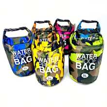 Camouflage Waterproof Dry Bag, High Quality Floating Dry Backpack 1.32 Gallon/2.64 Gallon/3.96 Gallon/5.28 Gallon/7.93 Gallon, Roll Top Bag Keeps Gear Dry, Suitable For Kayaking, Rafting, Sailing, Swimming, Camping, Hiking, Beach, Fishing - Multicolor - View 7