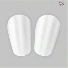 1 Pair Mini Soccer Shin Guards, Football Training Protective Gear For Leg Protection - White - View 10
