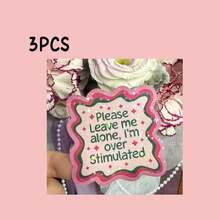 “别烦我”防水乙烯基贴纸 - 非常适合提高人们对多动症和焦虑症的认识，可贴在笔记本电脑、汽车、水瓶上，也适合用于学习用品和返校季。 - 彩色 - 查看 12