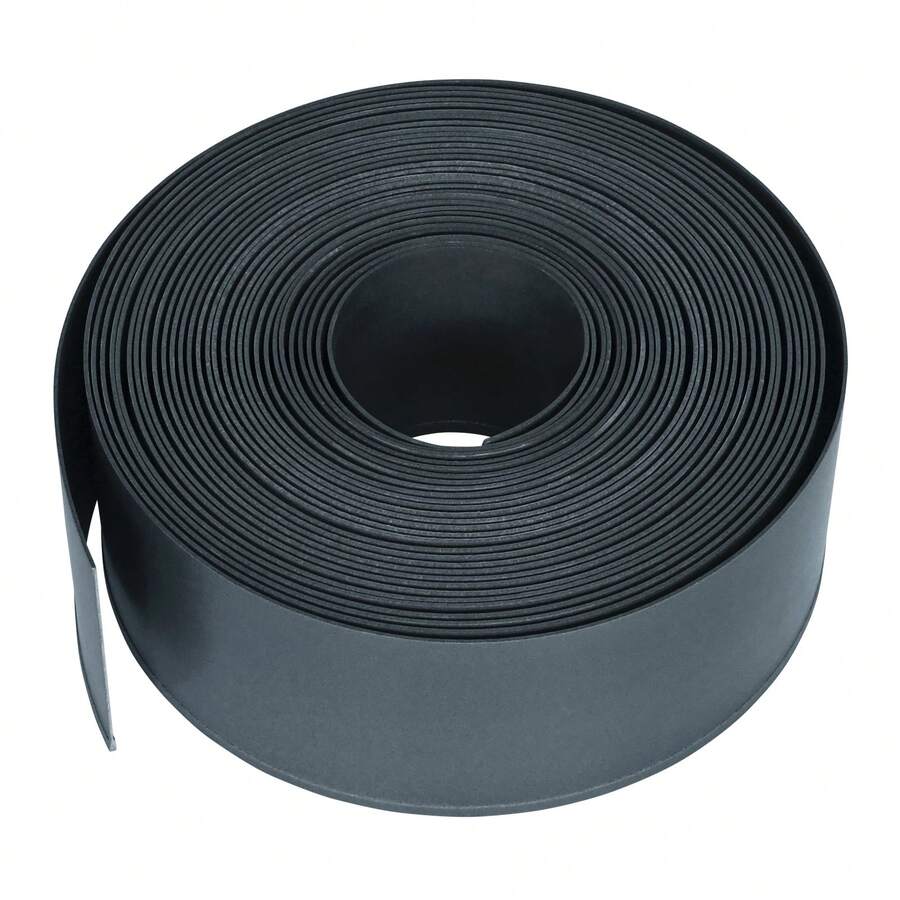 Flexible Plastic Lawn Edging, Flower Bed Edging, For Garden And Balcony - Anthracite Color -20m - View 1