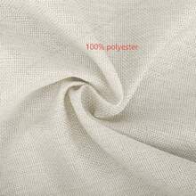 4PCS Happy Easter Dear Bunny Blue Pillowcase, Patterned Striped Polka Dot Sofa Cushion Cover, Single-Sided, Pillow Not Included - Dusty Blue - View 3