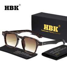 HBK Nuevas gafas de sol CP+PC, diseño minimalista y casual con remaches especiales, marco grande con estilo retro fresco y cool para hombres y mujeres, adecuadas para fiestas, playas de verano, regalos de vacaciones, viene con empaque completo - K40270 - Ver 25