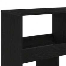 vidaXL Bücherregal 2 pcs Schwarz Eichen-Optik 100 x 33 x 93.75 cm - Schwarz - Übersicht 8