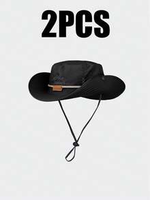 男士夏季遮阳帽，徒步钓鱼防紫外线帽，户外透气遮阳帽，男士骑行帽，渔夫帽 - 彩色 - 查看 12