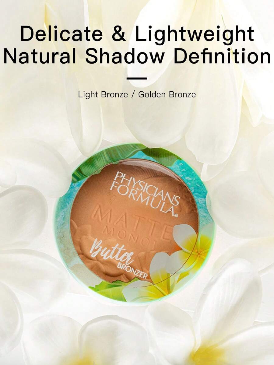 PHYSICIANS FORMULA Butter Matte Contouring Powder 3D Shadow & Hairline All-In-One Palette, Light Bronze, 9g - Light Copper - View 1
