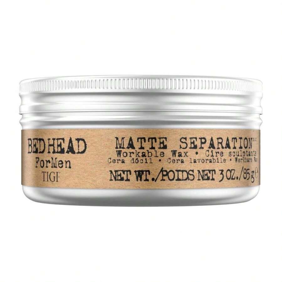 TIGI Bed Head For Men Matte Separation Workable Wax, 3 Ounce - 白色的 - 查看 1