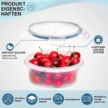 24 -Piece Food Storage Container Set Kitchen Storage Boxes Leak-Proof Meal Prep Boxes Local Warehouse - Sealed Design, Easy-To-Close Lids, Stackable Includes 12 Lunch Boxes, 12 Lids, And Free Labels And Markers, Suitable For Kitchen And Pantry Organization - 24-piece Set - View 5