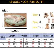 1pc Plaid Trim Soft, Breathable, Cooling Pet Bed, Washable, Chew-Resistant, Non-Shedding, Suitable For All Seasons, Fits Small, Medium And Large Cats And Dogs - Army Green - View 13