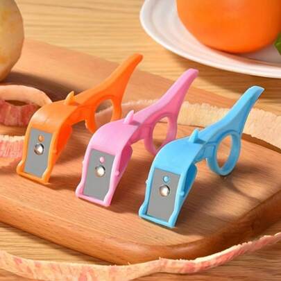 6pcs/9pcs/15pcs Stainless Steel Fruit Apple Peeler, Vegetable Peeler, Portable Manual Orange Potato Peeler, Kitchen Tool