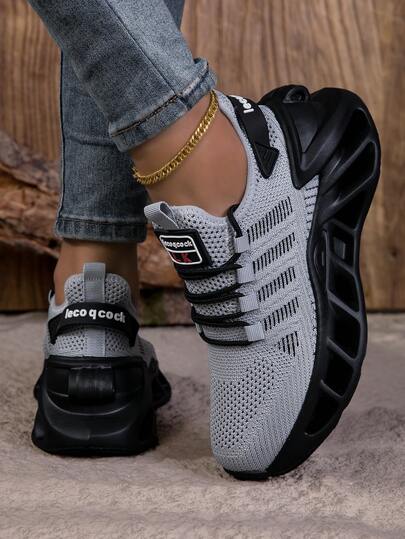 Women's Fashionable Versatile Thick Sole Casual Sneakers, Anti-Slip Comfortable Soft Bottom Sports Running Shoes, Minimalist Versatile Running Shoes