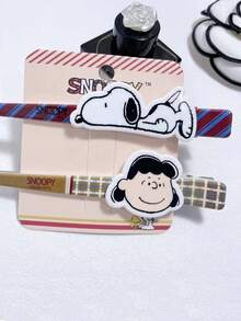 Snoopy Large Duckbill Hair Clips Set, 3 Styles with 2 Pieces Each, Cute Cartoon Character Printed Design, Strong Grip Alligator Barrettes for Secure Daily Hairstyling, Lightweight and Comfortable Decorative Hair Accessories for Women and, Part, Suitift, for Searers Sl. Couples, Birthdays, Holidays and Sweet Everyday Surprises - 彩色 - 查看 11