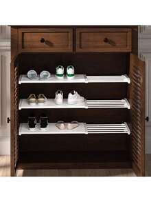 1 st garderobsavdelare, garderobsorganiseringsställ, skåpavdelare, skohylla förvaringslösning - Multifärgad - Visa 5