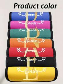 Custom Luggage Handle Wrap,Personalized Custom Luggage Handle Wrap With Name | Suitcase Handle Wraps, Customizable Birthday Gifts, Fashion, Friend, Travel Accessories, Travel Essentials - Multicolor - View 7