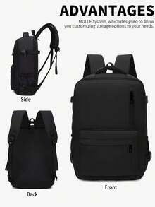 新款旅行背包 - 大容量，干湿分离，多隔层背包 - 时尚行李包，商务旅行和休闲出行之选 - 彩色 - 查看 2