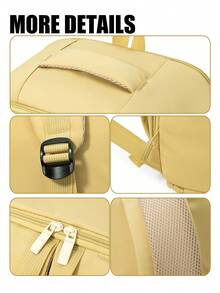 Vacuum Compression Packing Set 40*30*20cm Travel Bag, Luggage Bag, Travel Essential! Manual Pump Vacuum Compression Backpack - Free Up Massive Space With One Pump! Large Capacity + Removable, Back-To-School Season Hot Seller - Rectangle - View 4