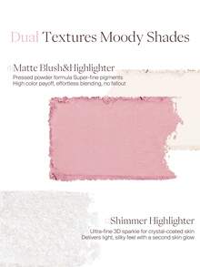 JOOCYEE腮红高光，哑光高光，裸妆，百搭，打造透亮肤色 - D306 TWINKLE MOONLIGHT - 查看 7