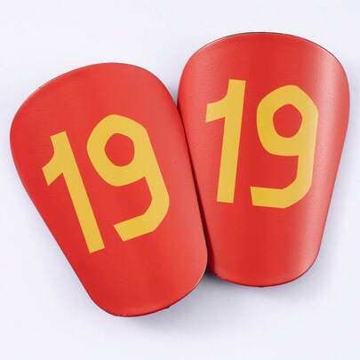 1 Pair Red No.19 Mini Football Training Insole, Non-Electric Insole For Students, Outdoor Activities, Matches, Comfortable To Wear And Reusable