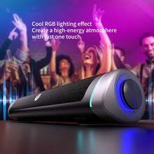 惠普兼容有线扬声器，具备360度环绕立体声和RGB灯光效果，水滴形设计增强声音传输。 - 黑色3.5mm+USB - 查看 8