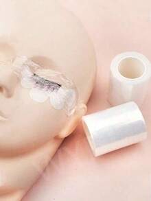 1/2/3卷装，200米透明美妆膜，适用于睫毛卷翘、眉毛拉直、唇部、纹眉、塑形、卸除睫毛胶水、睫毛拉直膜 - 彩色 - 查看 4