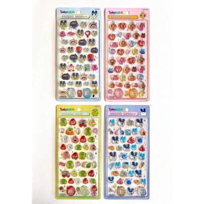 1pc Cartoon Animal 3D Stereoscopic Sticker, Stationery Decor Sticker And Craft Sticker Suitable For DIY Children's Creative Stickers Kurome Waterproof Stickers Spot Stickers Party Gathering Handmade Phone Decoration Stickers Girl Gift