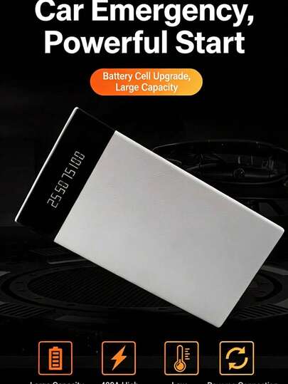 1 pezzo Gonfiatore digitale per pneumatici, compressore d'aria portatile con luce LED, adatto per auto, moto, bicicletta, strumento per gonfiaggio rapido