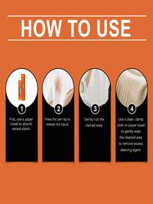 Bolígrafo quitamanchas de ropa de fórmula suave, con fragancia limpia y refrescante, para una eliminación de manchas suave y fácil - De Estado sólido - Ver 5