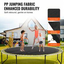 Replacement Trampoline Mat, Jumping Mat Fits 15ft Frame, Universal Jumping Mat For 15ft Round Trampoline, Reinforce UV-Resistant Mat With Spring Tool & Durable V-Rings, Fit 7" Spring Length - 15-inch Length, 7-inch Diameter - View 3