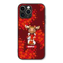 2026 World Football League Cup Mascot MAPLE Phone Case, Compatible With IPhone 17, 16, 15, 14, 13, 12, 11, XS, XR, Pro Max Plus. A Must-Have For Football Fans. Printed Phone Case, Transparent Design, Magnetic Protective Case - 無色 - 查看 5