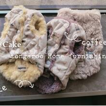 Chaleco reversible grueso con bordado de conejo, nuevo para otoño/invierno de Tongaroo. Chaleco de peluche Maltés Poodle de piel sintética - Beis - Ver 5