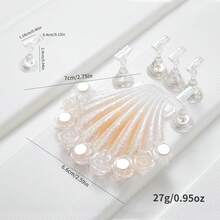 美甲练习架、贝壳美甲训练底座、美甲练习支架、美甲设计展示架、美甲护理工具 - 彩色 - 查看 10