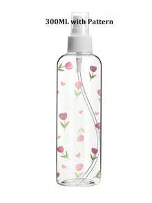 1pc Pink Tulip Pattern Spray Bottle - Reusable Portable Spray Bottle, Suitable For Essential Oils, Perfumes And Skincare Liquids, Suitable For Hair Salons, Kitchens, Bathrooms, Gardens, Suitable For Travel And Business, Mother's Day Gift, Spring Decoration, Travel Essentials (Pattern Randomly Cut) - Multicolor - View 12