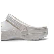 Crocs Unisex Lightweight Breathable Clogs, Classic Shiny Comfortable Casual Slip-On Sandals 205942-100 - White - View 8