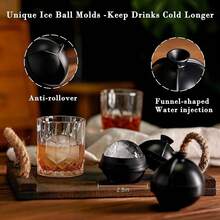 Whiskey R Kit - Cocktail R Kit With Torch, 2 Whiskey Glasses, 2 Ice Ball Makers, 6 Flavors Wood Chips - Old Fashioned Rs - Bourbon Drink SmoFKing Set - Whiskey Accessories Gifts For Men - SmokerKitwithGlasses - View 9