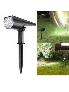 2-In-1 Solar LED Spotlight, Outdoor Super Bright Multi-Color Landscape Light, Suitable For Tree, Yard, Garden, Villa Decoration, Pathway Lighting - Multicolor - View 11