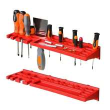 39 Compartment Wall Mounted Parts Storage Rack With Hooks, Plastic Workshop Tool Organizer Box Suitable For Screws And Nails - A - View 4